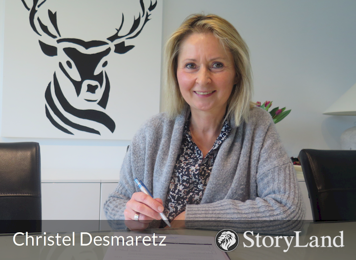 Christel Desmaretz bij StoryLand