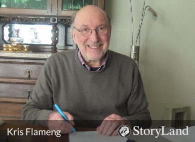 Kris Flameng bij StoryLand