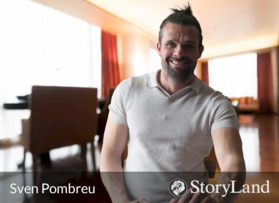 Sven Pombreu bij StoryLand