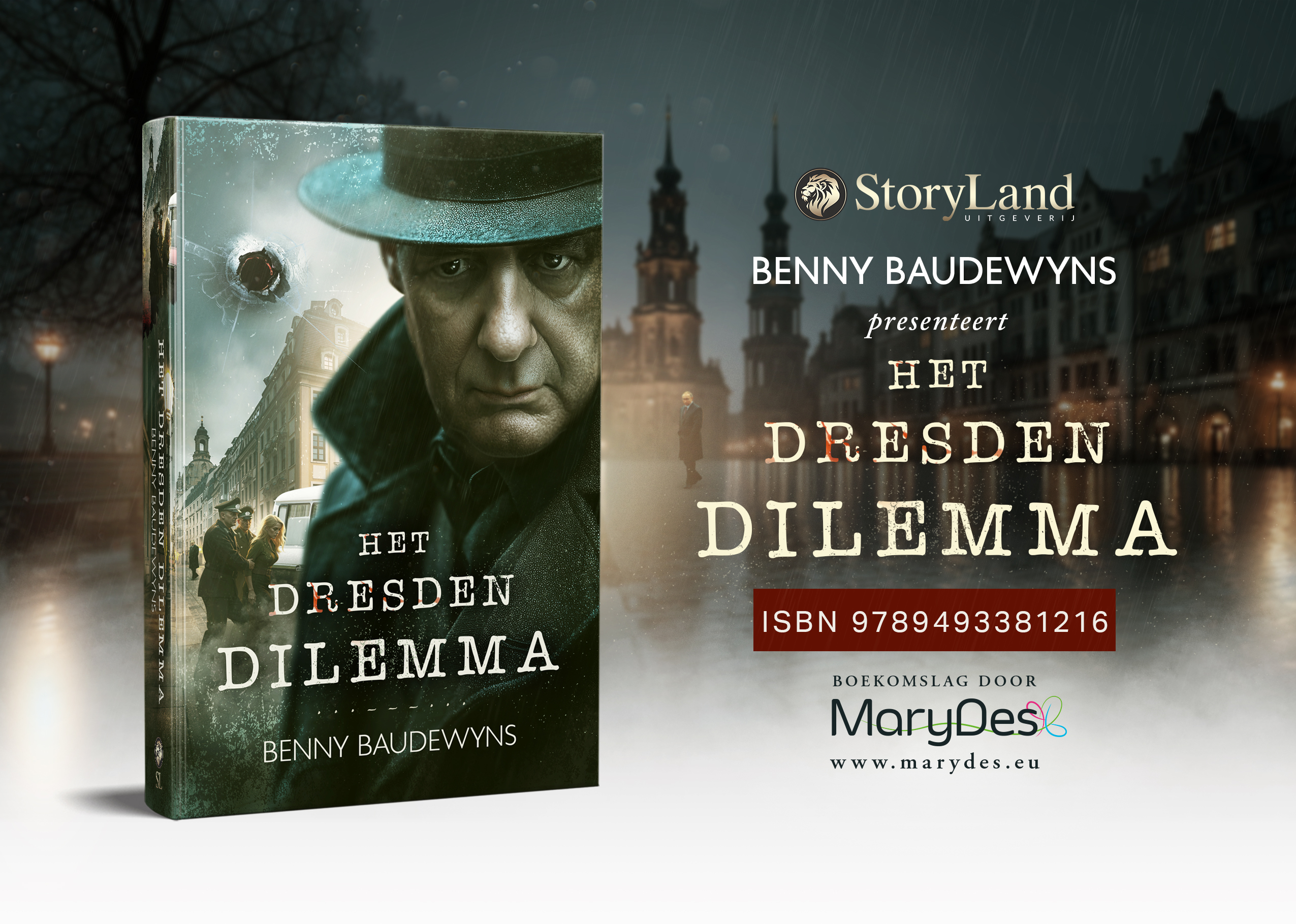 Het Dresden Dilemma genomineerd voor de Hercule Poirotprijs