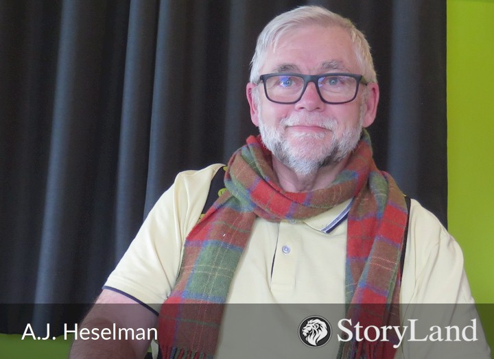 AJ Heselman bij StoryLand